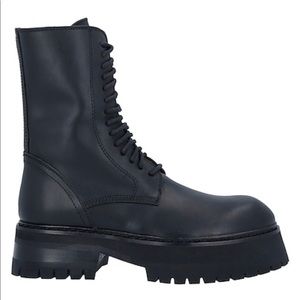 Ann Demuelemeester Chunky Combat Boots Worn Twice with Box
